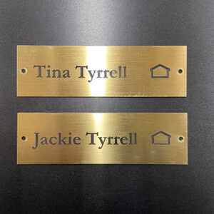 Brass perpetual plaques
