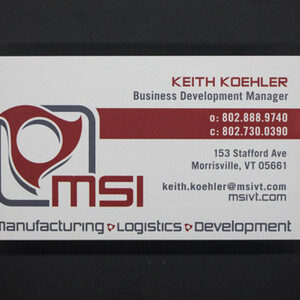 MSI Business Card